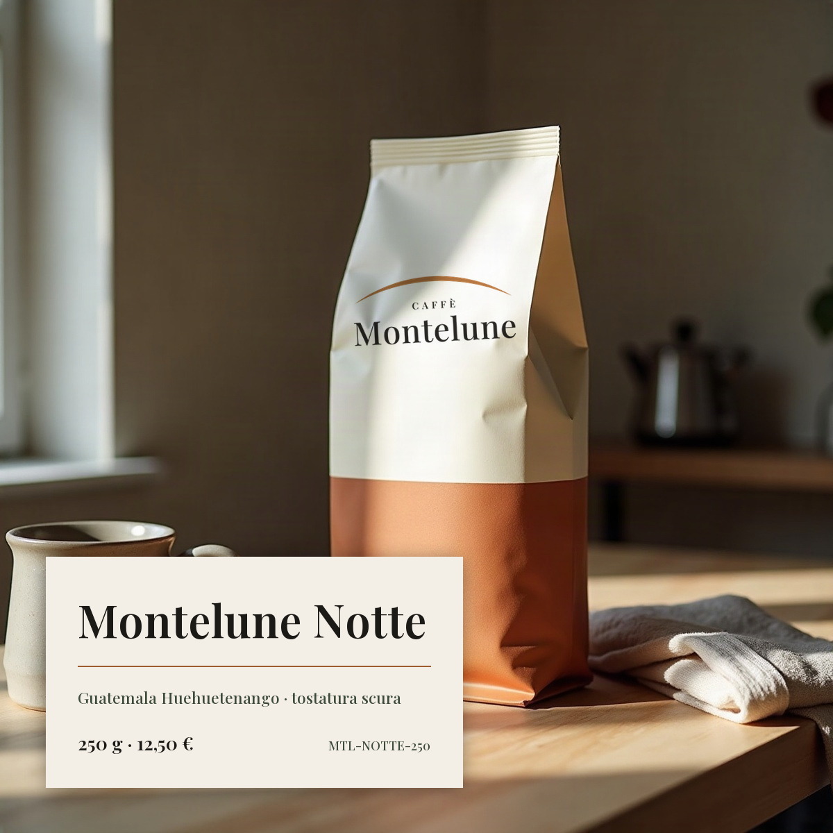 Montelune Notte · macinato moka
